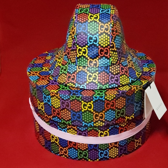 Gucci Other - Unisex Gucci Psychedelic Bucket Hat w/ Box & Tags